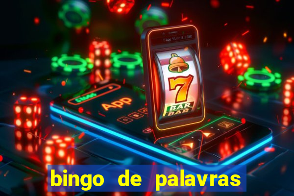 bingo de palavras cha de bebe