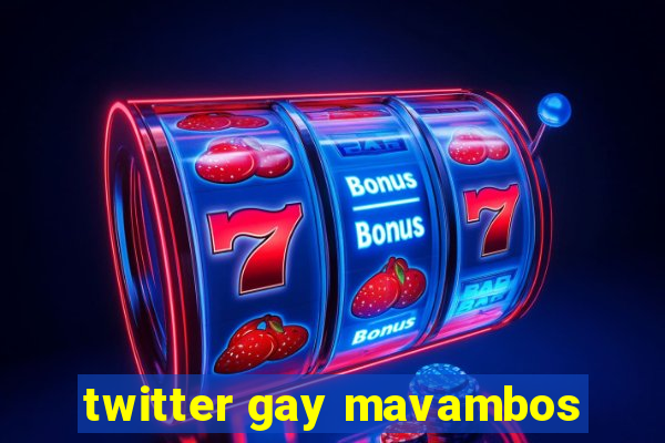 twitter gay mavambos