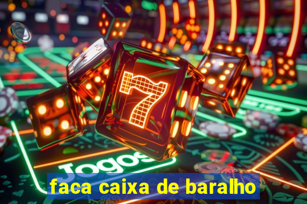 faca caixa de baralho