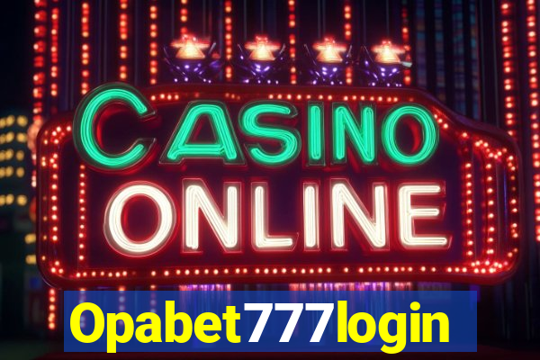 Opabet777login