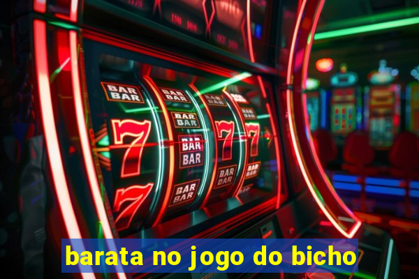 barata no jogo do bicho